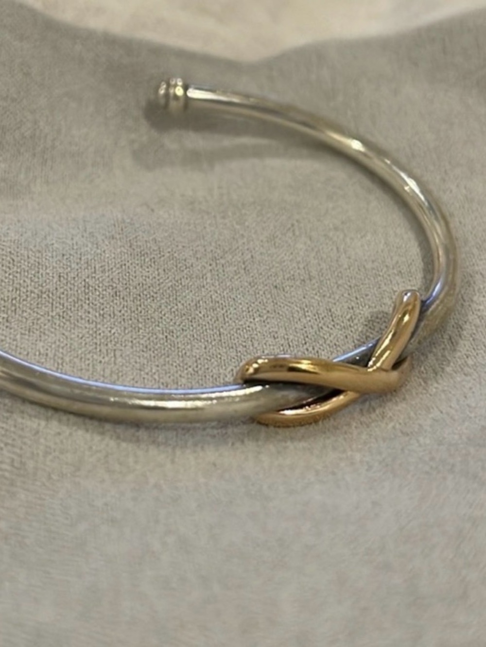 Tiffany & Co. Affinity Two-Tone 18K Gold & Sterling Silver Bracelet